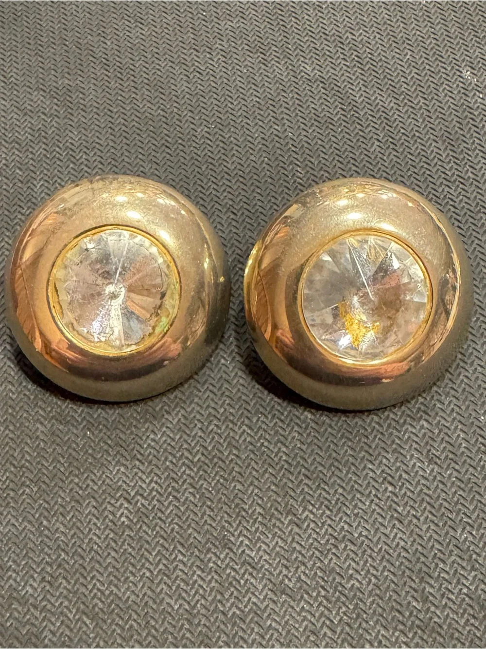 Vintage Erwin Pearl Gold Tone Clip on Earrings